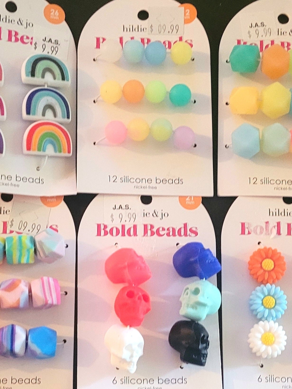 Silicone Beads - Multicolor And Styles